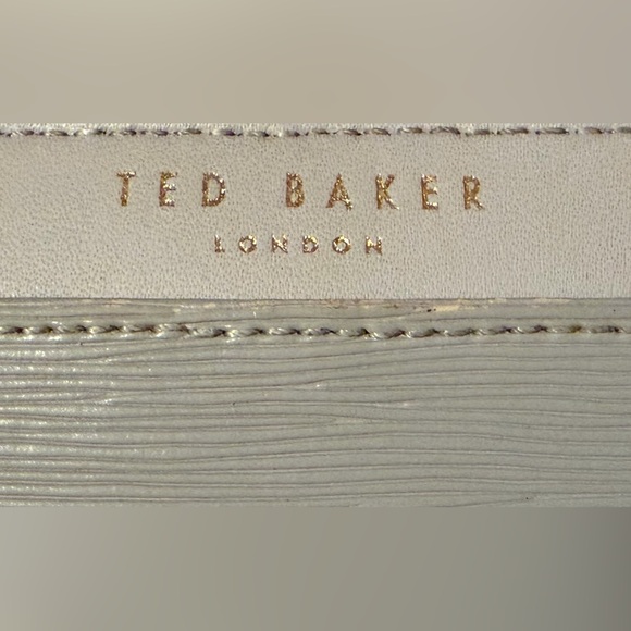 Ted Baker London Light Gray Clutch with Gold Detail - Picture 4 of 6